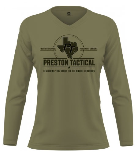 Preston Tactical Women's Range V-Neck Long sleeve